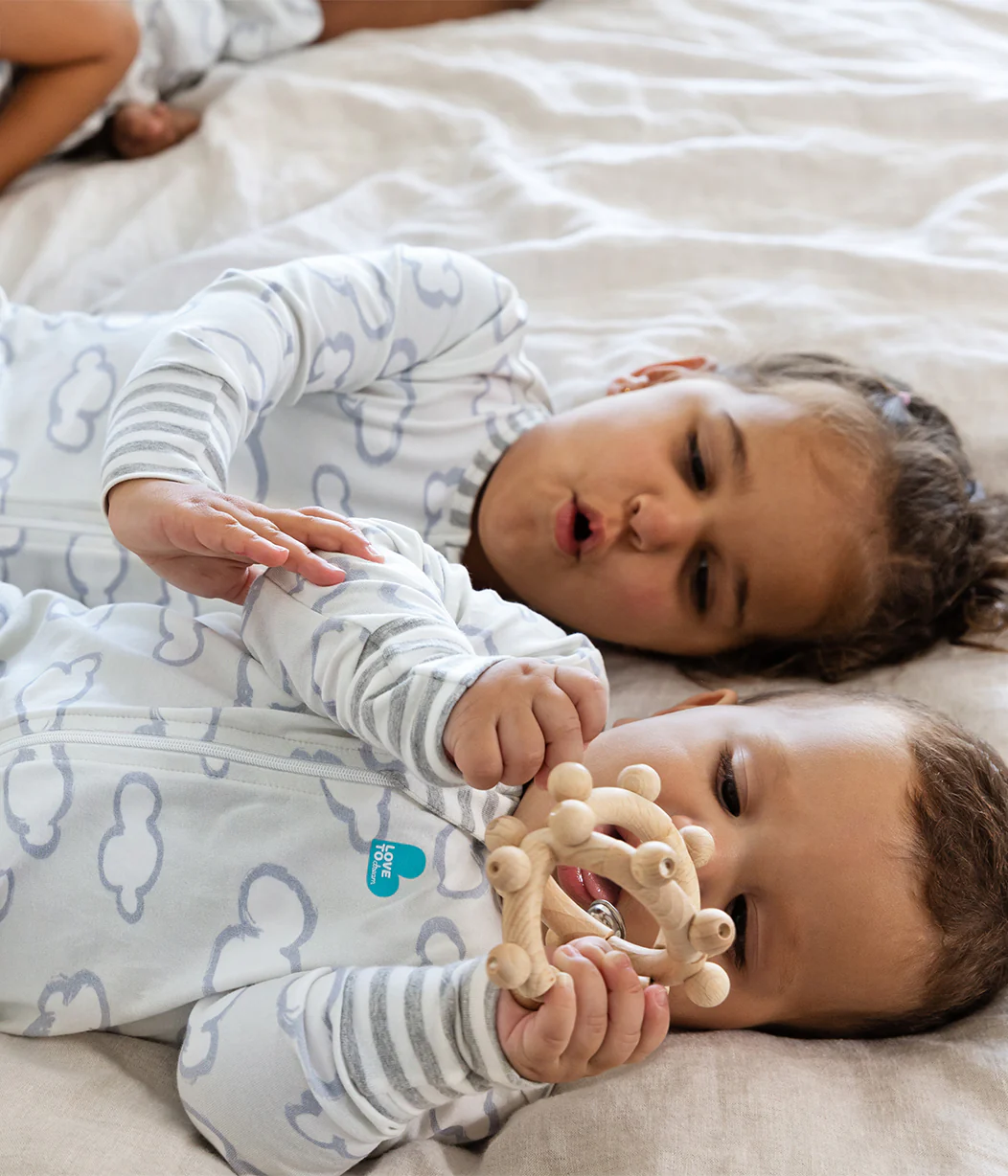 Footless Romper Cotton Gray Daydream - Image 7