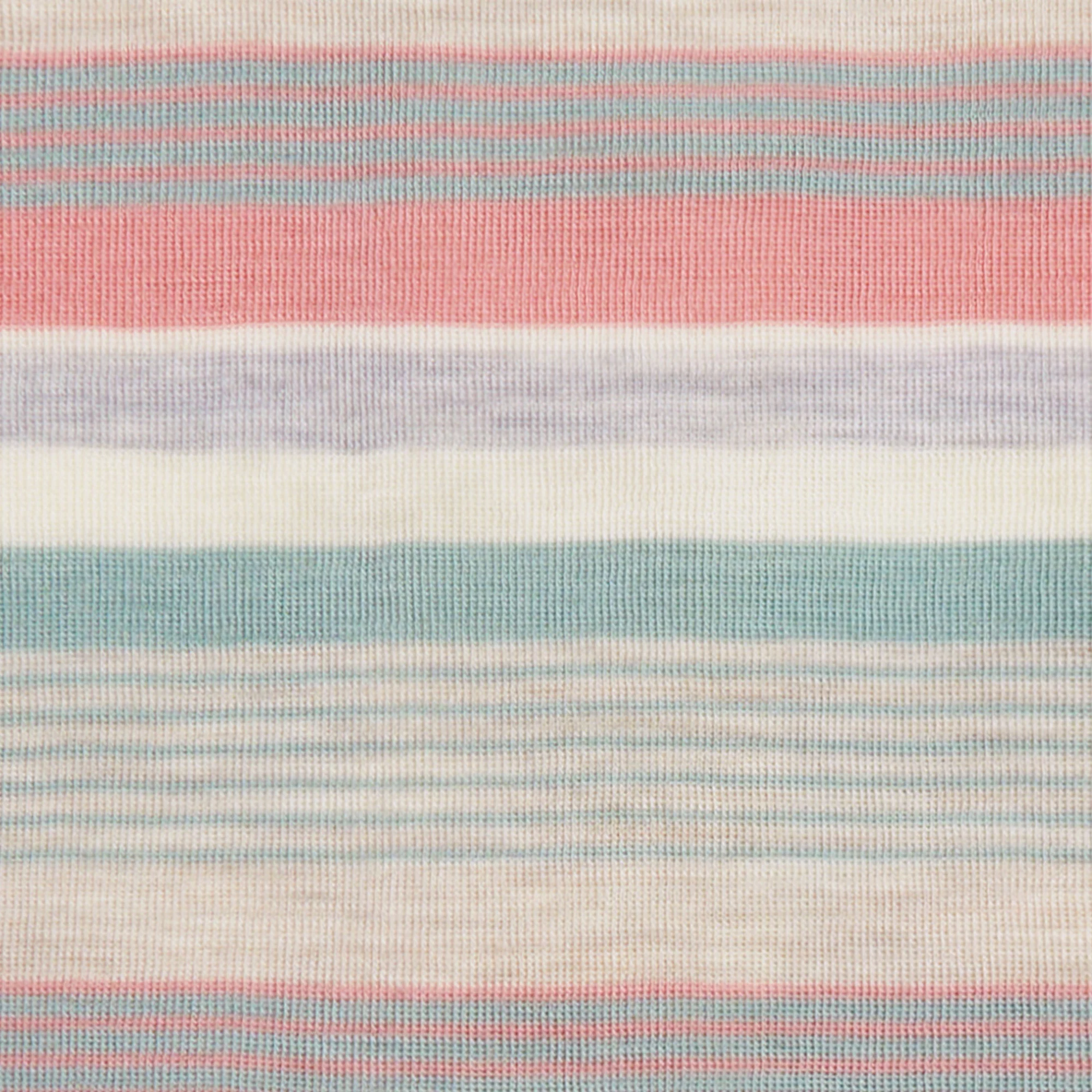 Footless Romper Merino Wool Olive Stripe - Image 3