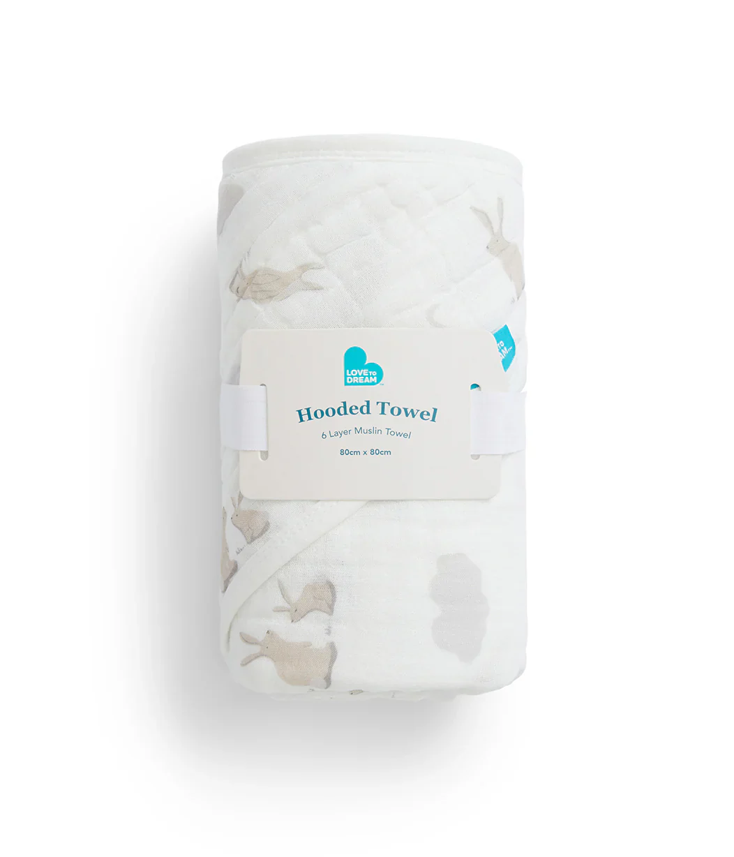 Newborn Gift Bundle | Swaddle Up | Towel | Wash Cloth | Cloud Bunnies - Image 4