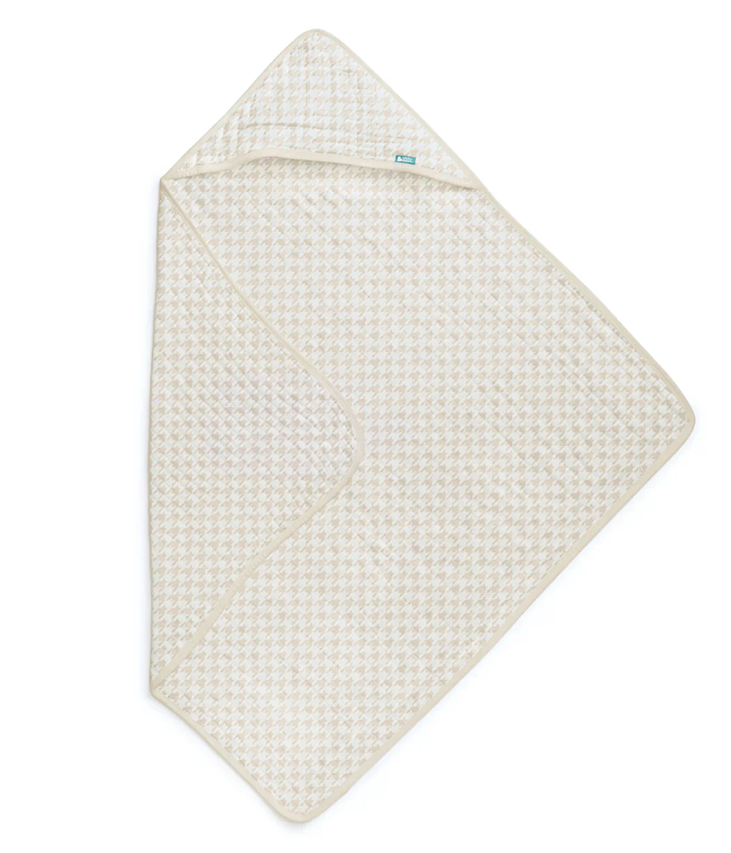 Newborn Starter Gift Bundle | Swaddle Up, Towel, Wash Cloth, Burp Cloths, Bibs | Houndstooth - Image 7