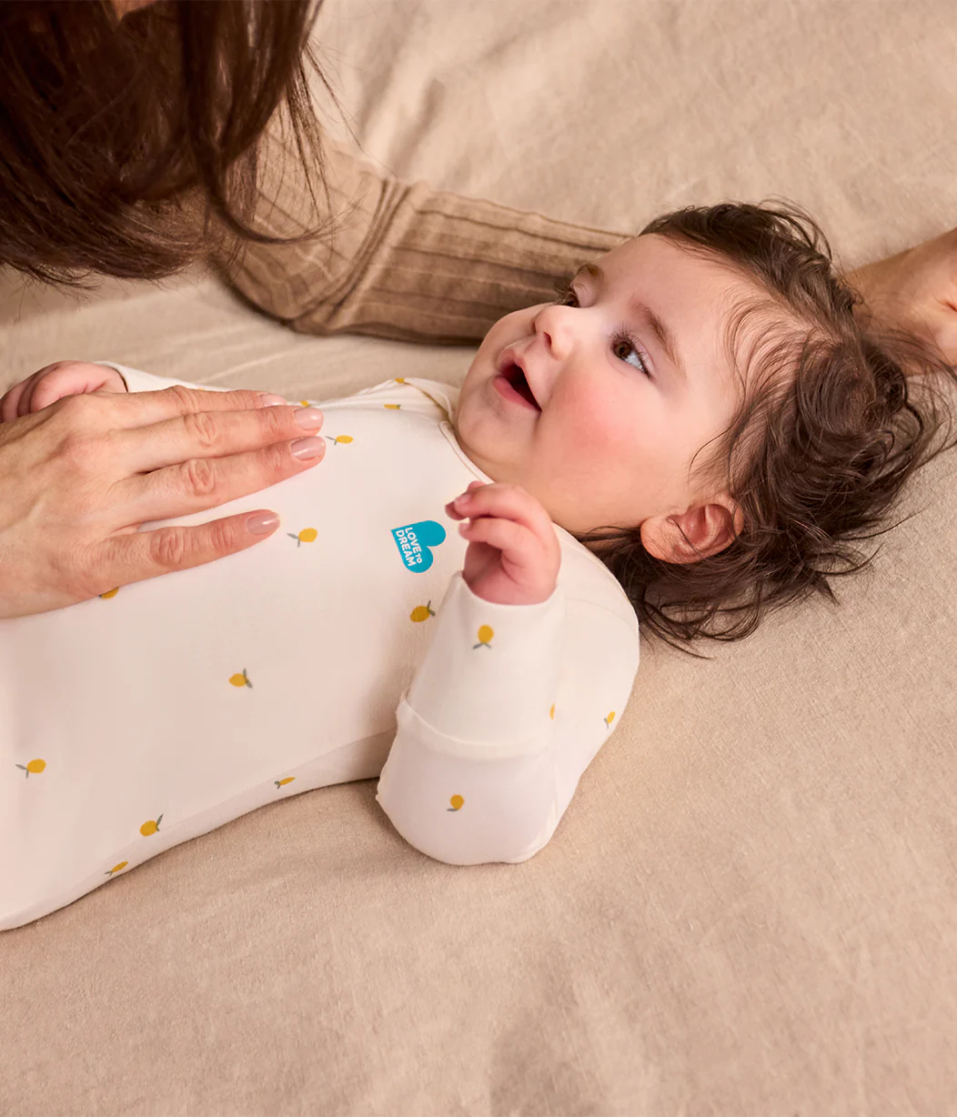 Romper Snug Fit Viscose from Bamboo Cream Lemons - Image 5