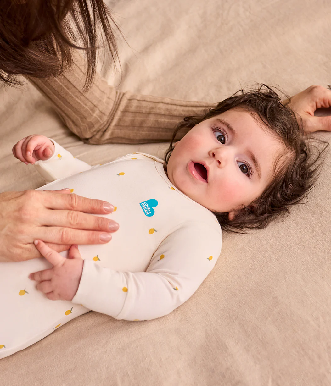 Romper Snug Fit Viscose from Bamboo Cream Lemons - Image 6