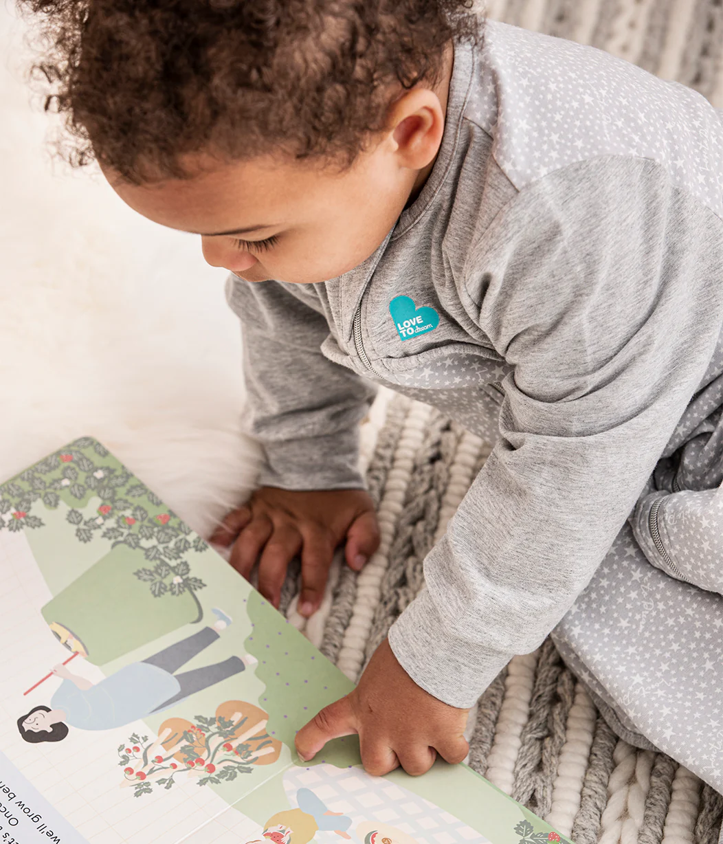 Sleep Bag Long Sleeve 1.0 TOG Cotton Gray Stardust - Image 5