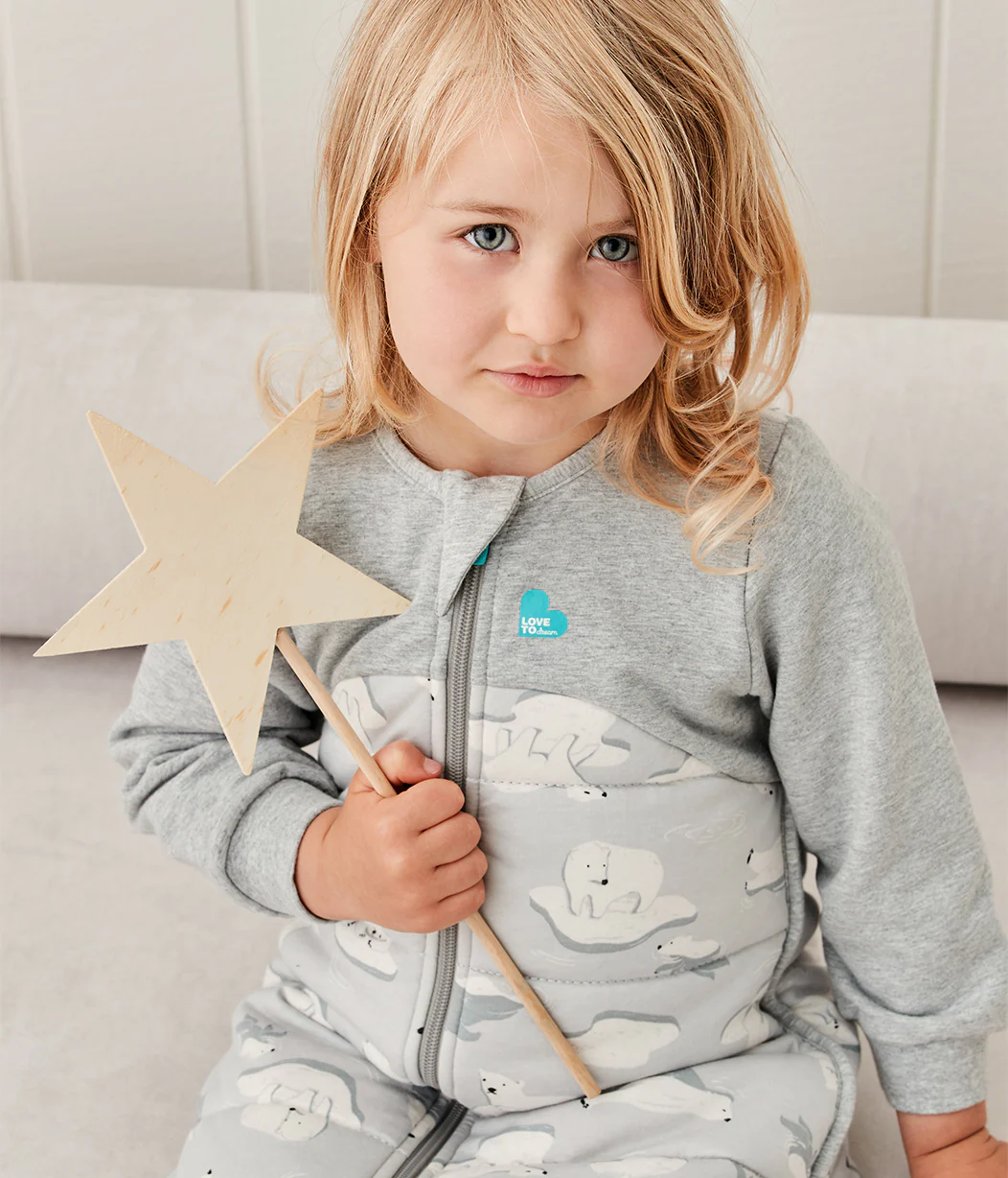 Sleep Bag Long Sleeve 3.5 TOG Cotton Gray South Pole - Image 3