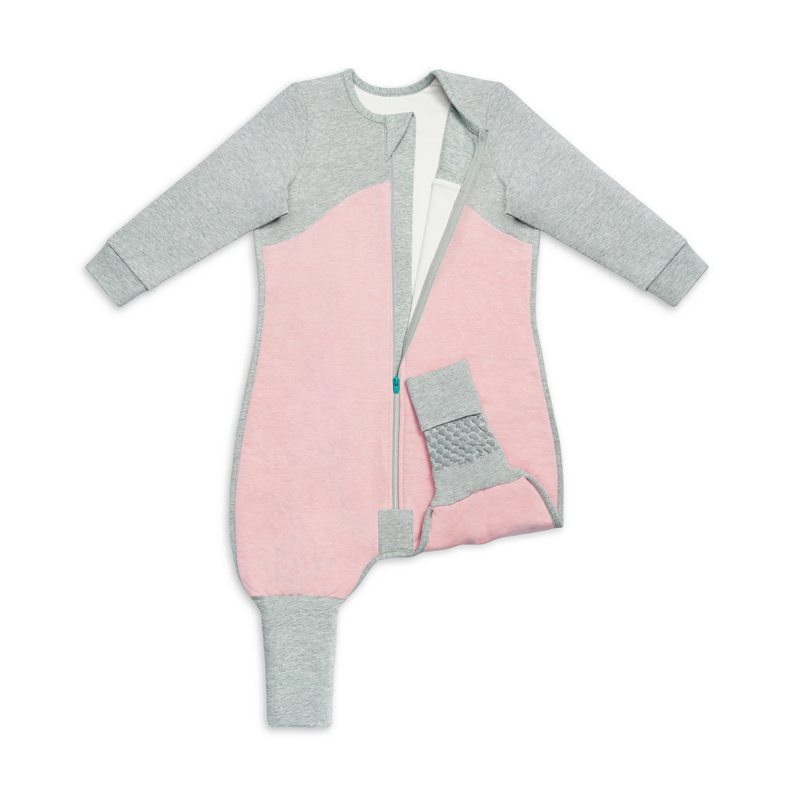 Sleep Suit Long Sleeve 1.0 TOG Organic Cotton Rose - Image 6