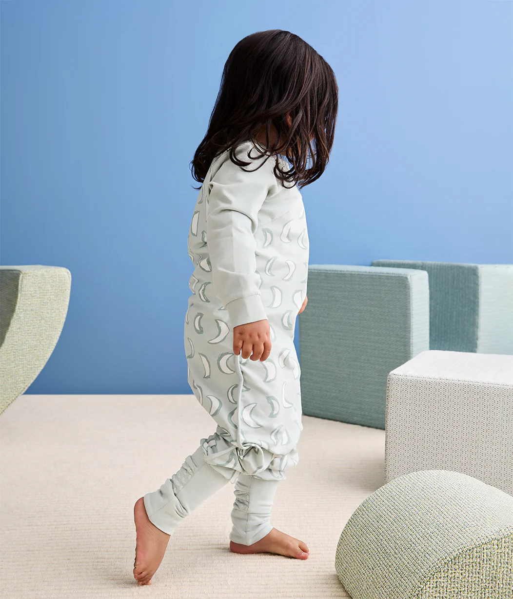 Sleep Suit Long Sleeve 1.0 TOG Cotton Olive Eclipse - Image 5