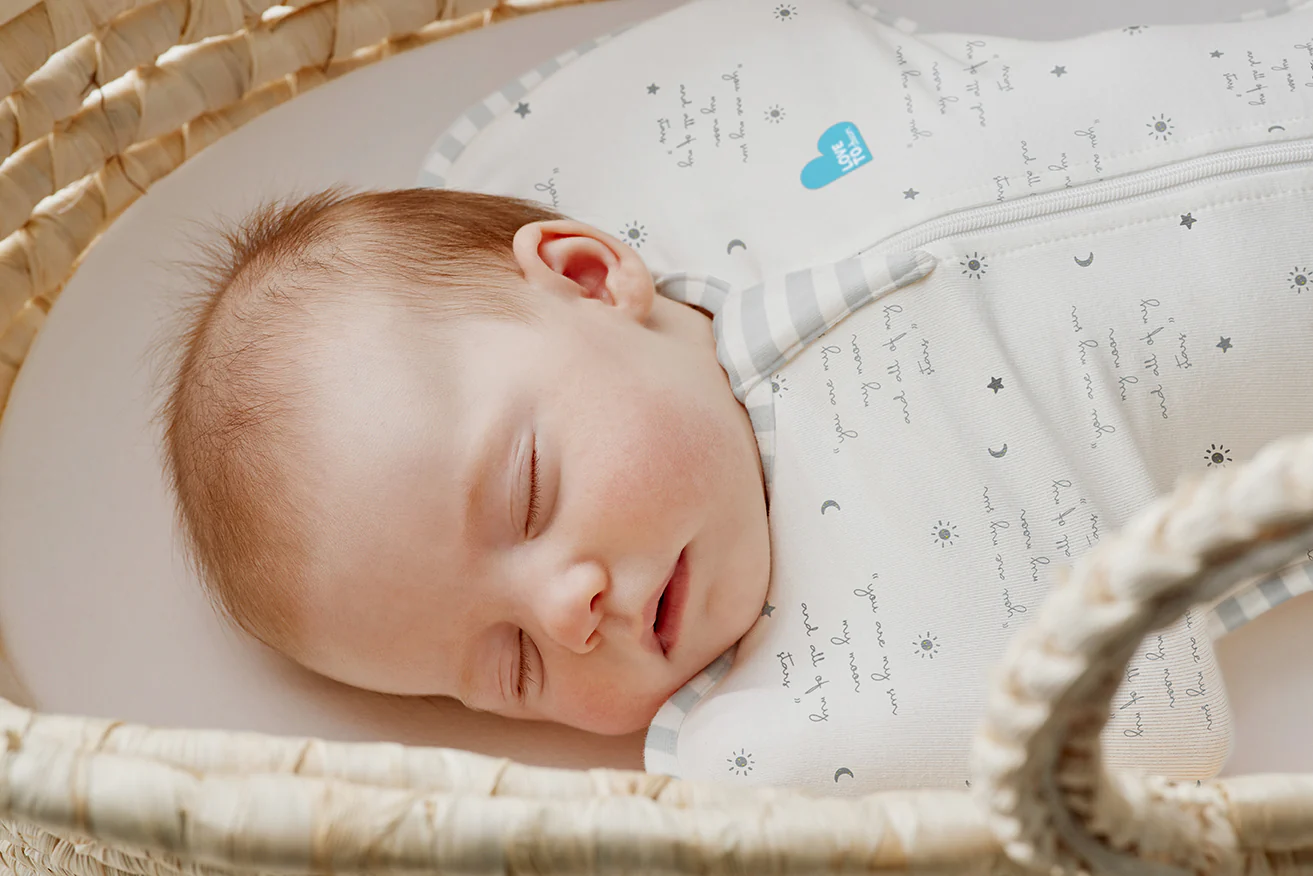 Swaddle Up™ 0.2 TOG Cotton White You Are My - Image 5