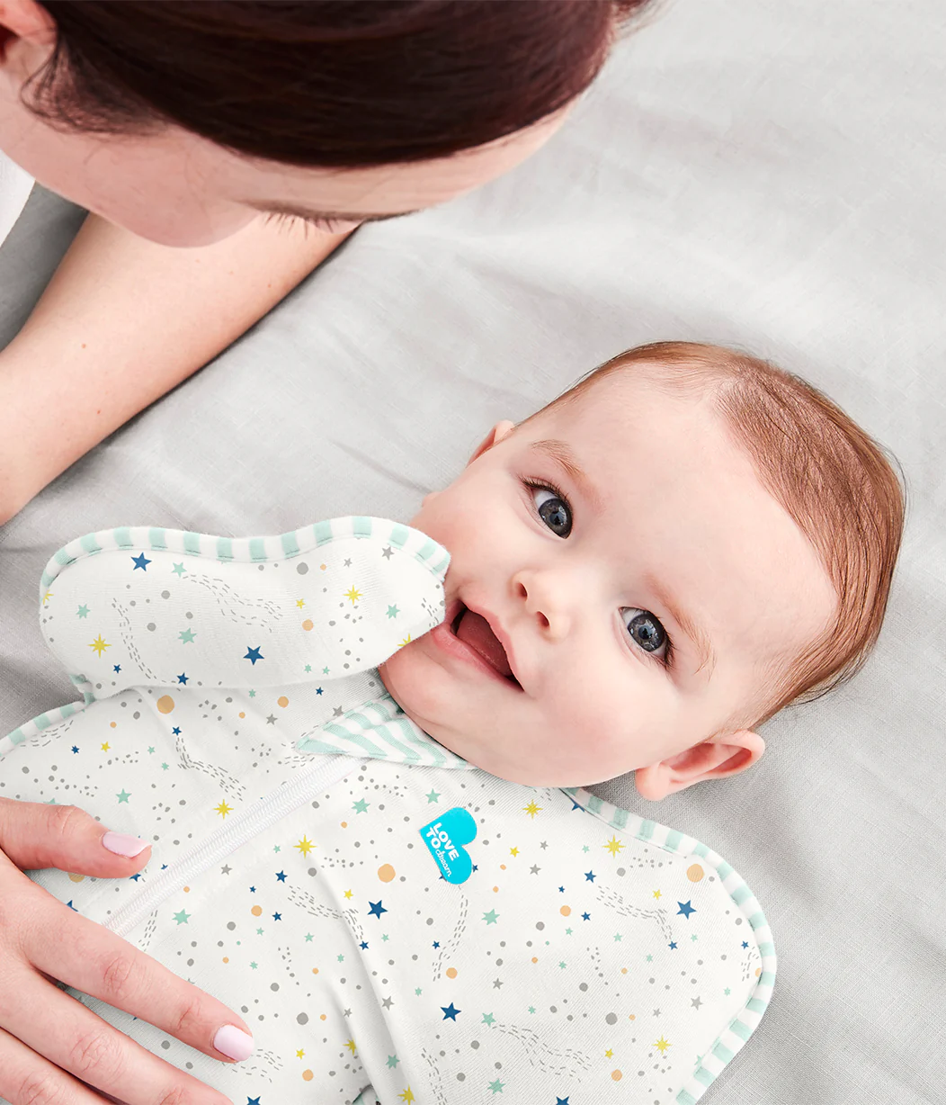 Swaddle Up™ 0.2 TOG Organic Cotton Cream Constellation - Image 3