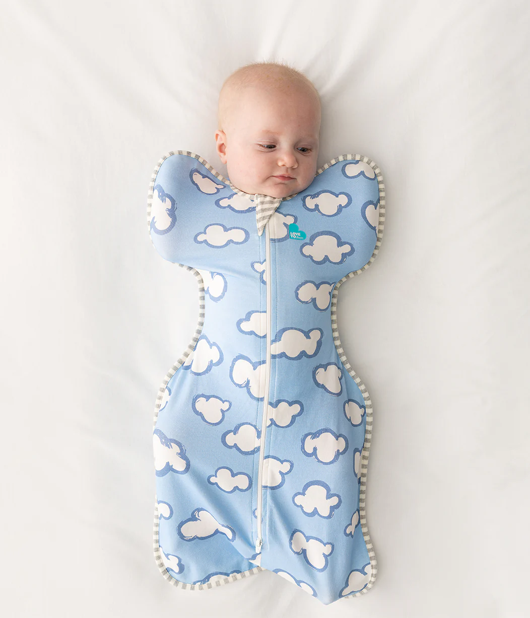 Swaddle Up™ 1.0 TOG Cotton Dusty Blue Daydream - Image 5