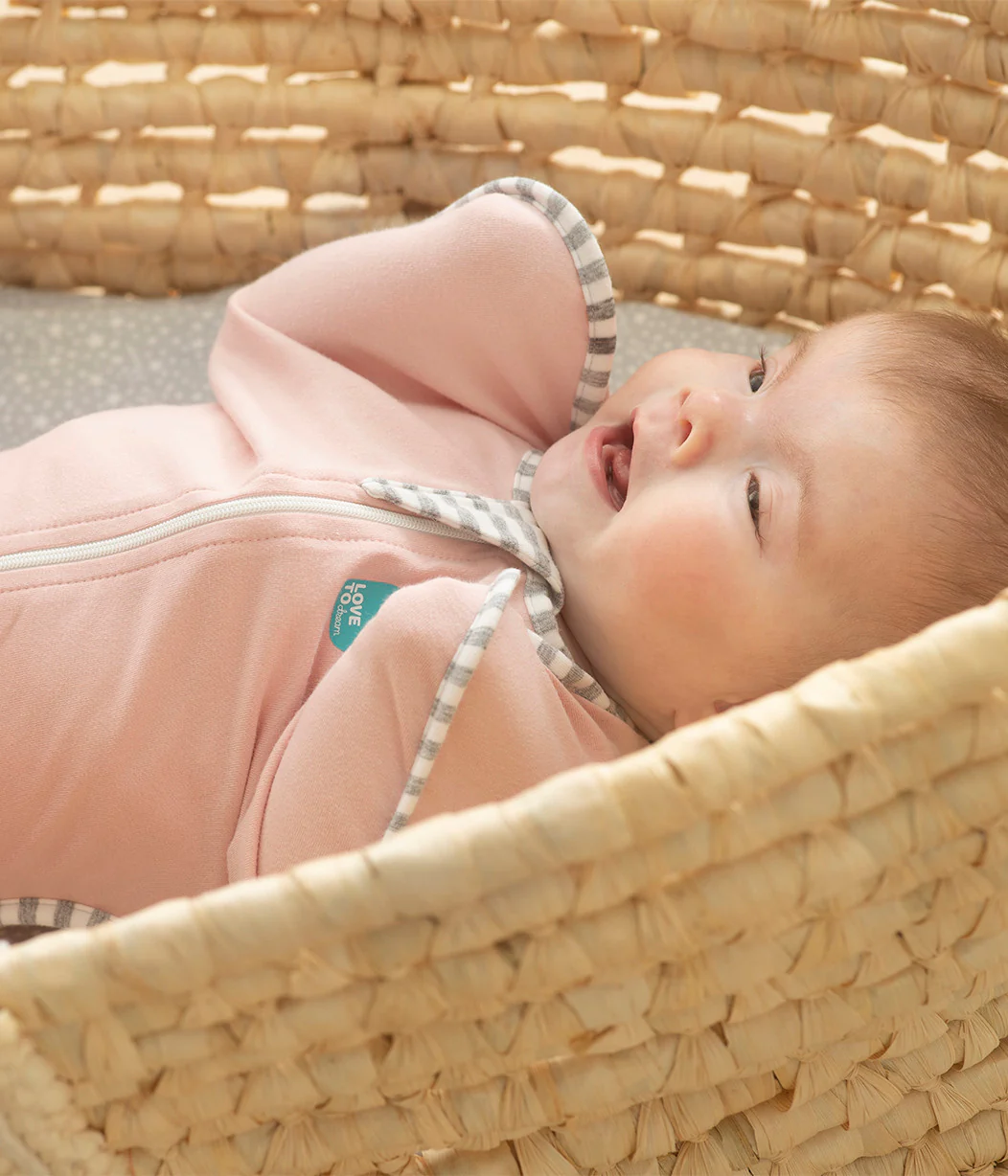 Swaddle Up™ 1.0 TOG Cotton Dusty Pink - Image 3