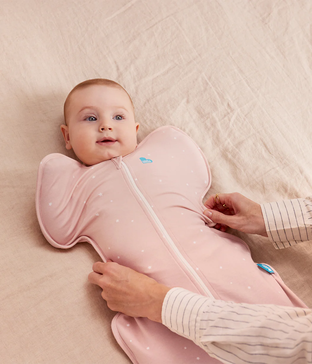 Swaddle Up™ 1.0 TOG Cotton Powder Pink Twinkle - Image 7