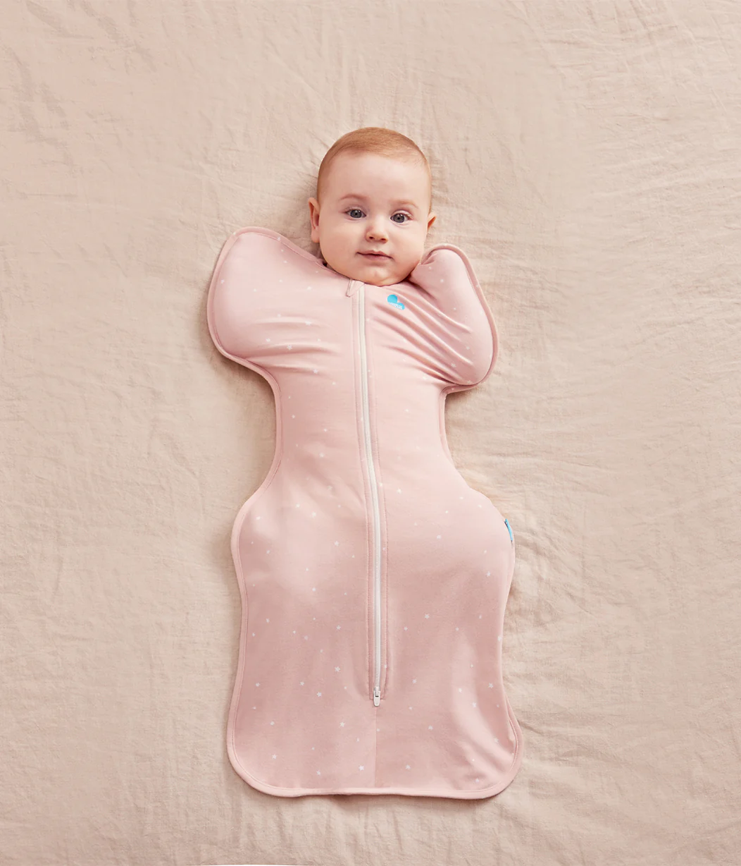 Swaddle Up™ 1.0 TOG Cotton Powder Pink Twinkle - Image 8