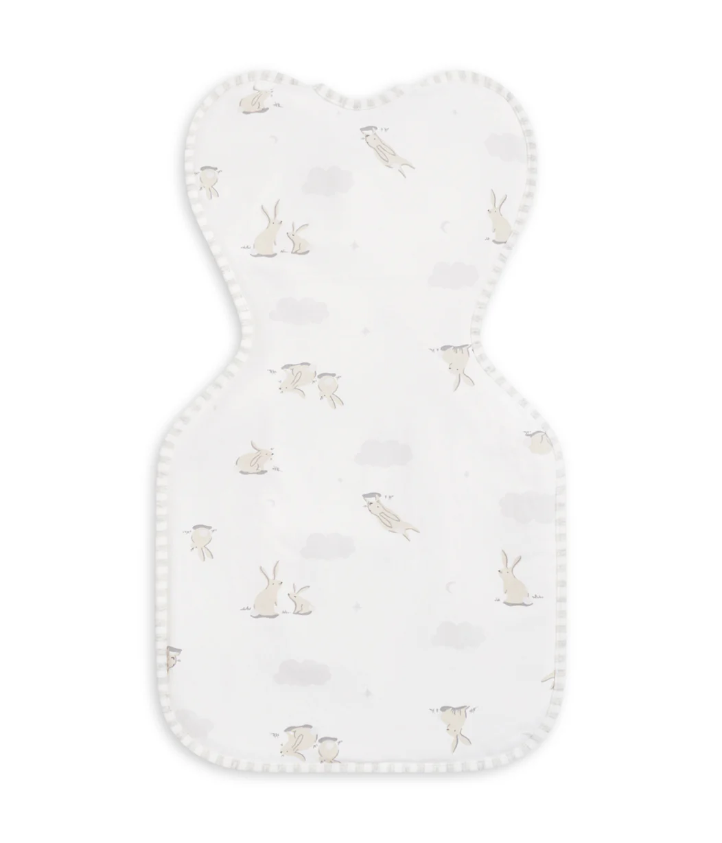 Swaddle Up™ 1.0 TOG Cotton White Cloud Bunnies - Image 3