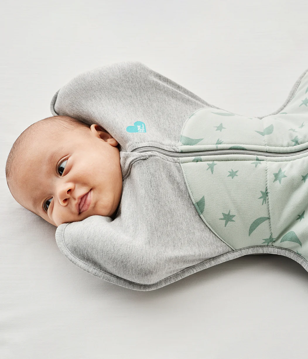 Swaddle Up™ 3.5 TOG Cotton Olive Moonlight - Image 4