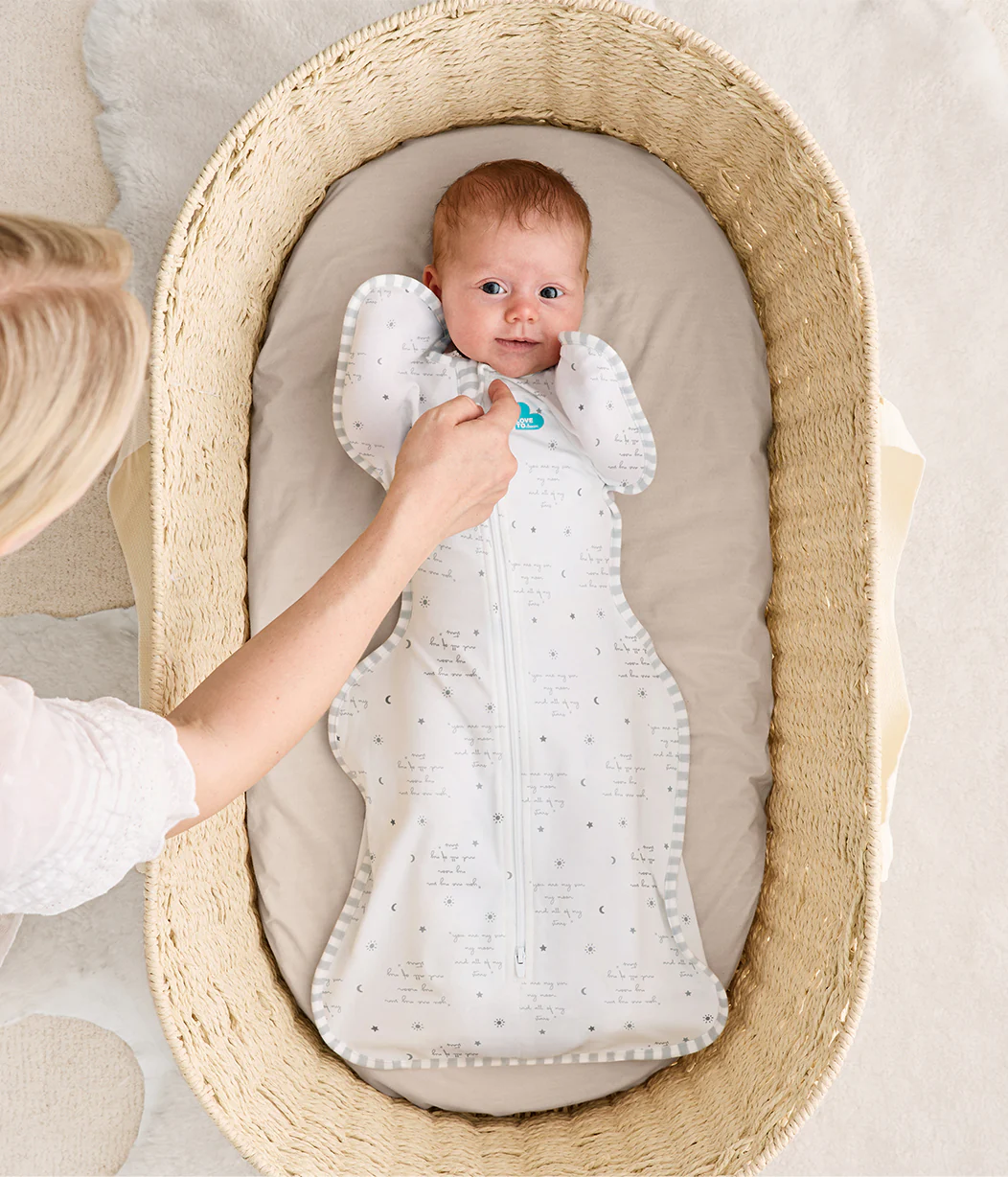 Swaddle Up™ 0.2 TOG Cotton White You Are My - Image 4