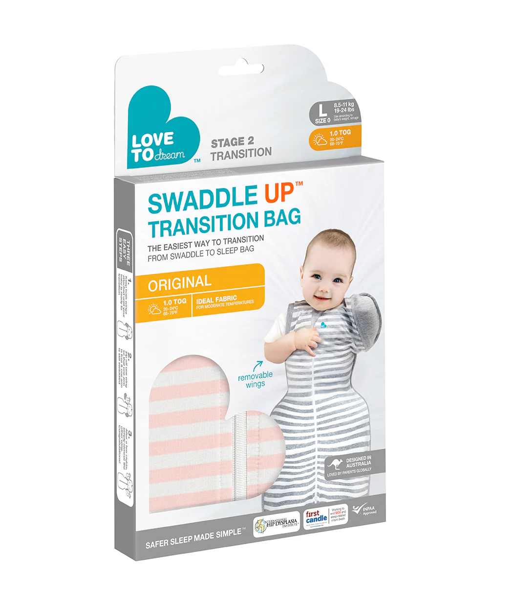 Swaddle Up™ Transition Bag 1.0 TOG Cotton Dusty Pink - Image 7