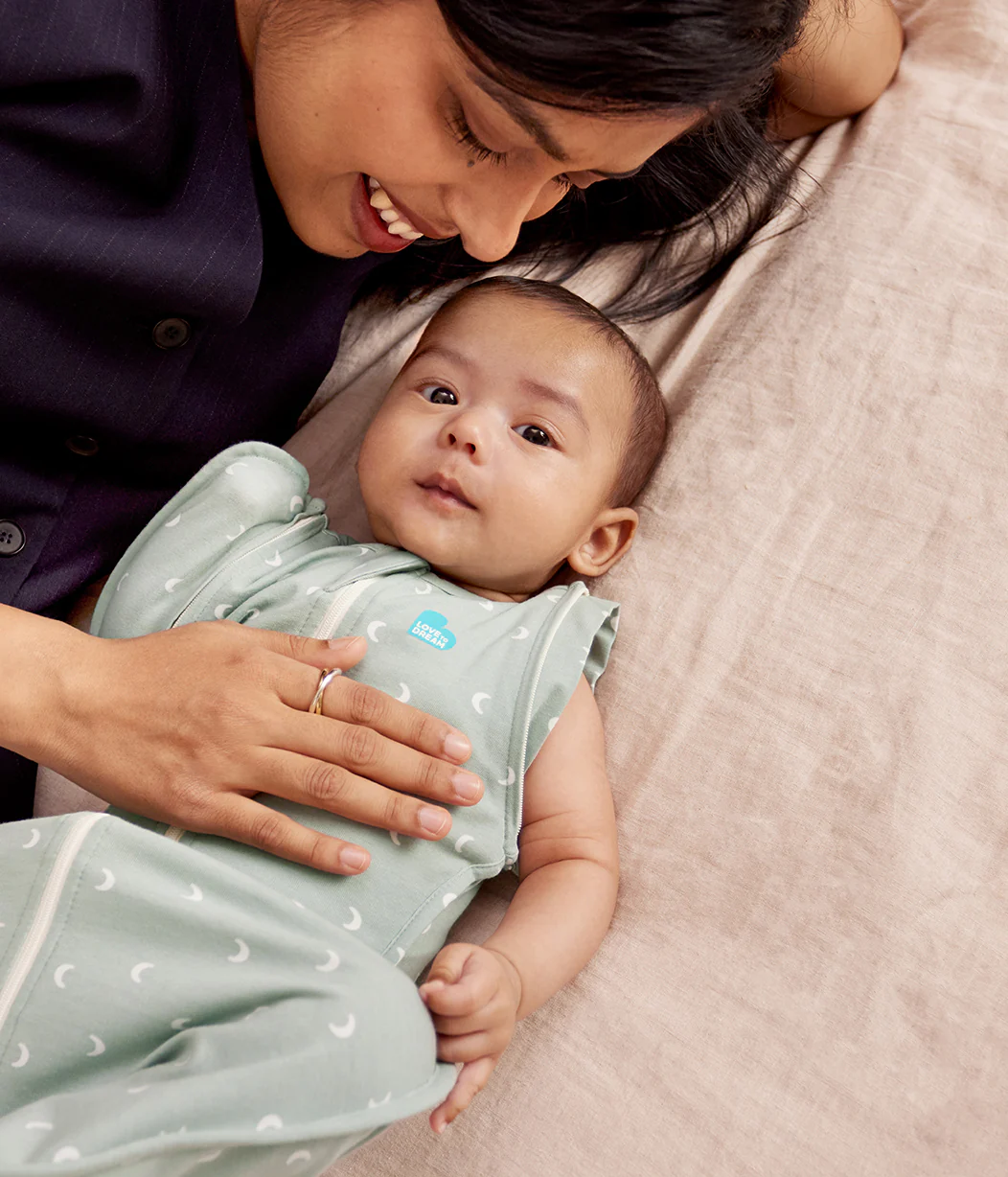 Swaddle Up™ Transition Bag 1.0 TOG Cotton Olive Moon - Image 7