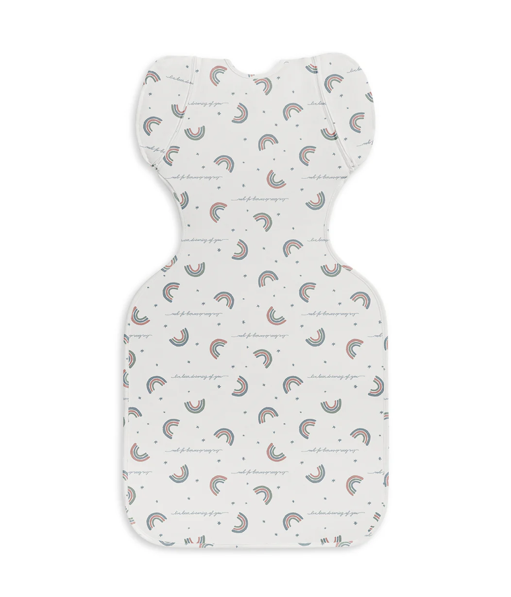 Swaddle Up™ Transition Bag 1.0 TOG Cotton White Rainbow Dream - Image 5