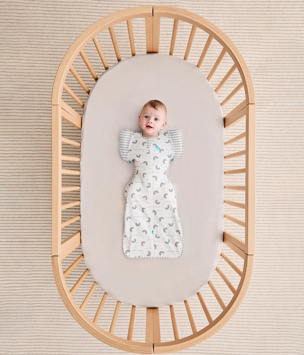 Swaddle Up™ Transition Bag 1.0 TOG Cotton White Rainbow Dream - Image 6