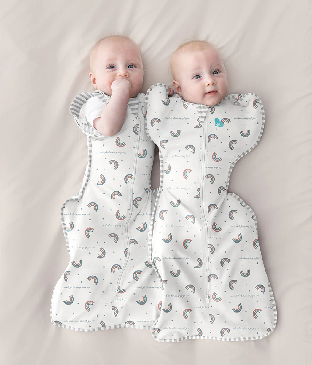 Swaddle Up™ Transition Bag 1.0 TOG Cotton White Rainbow Dream - Image 7