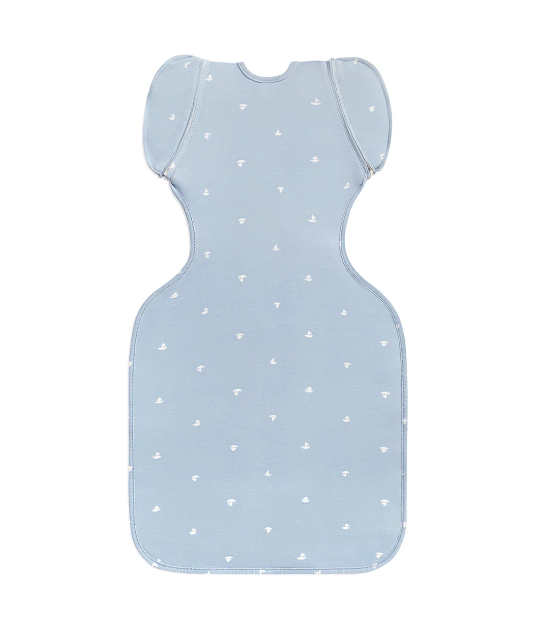 Swaddle Up™ Transition Bag 1.0 TOG Viscose from Bamboo Mist Blue Boats - Image 3