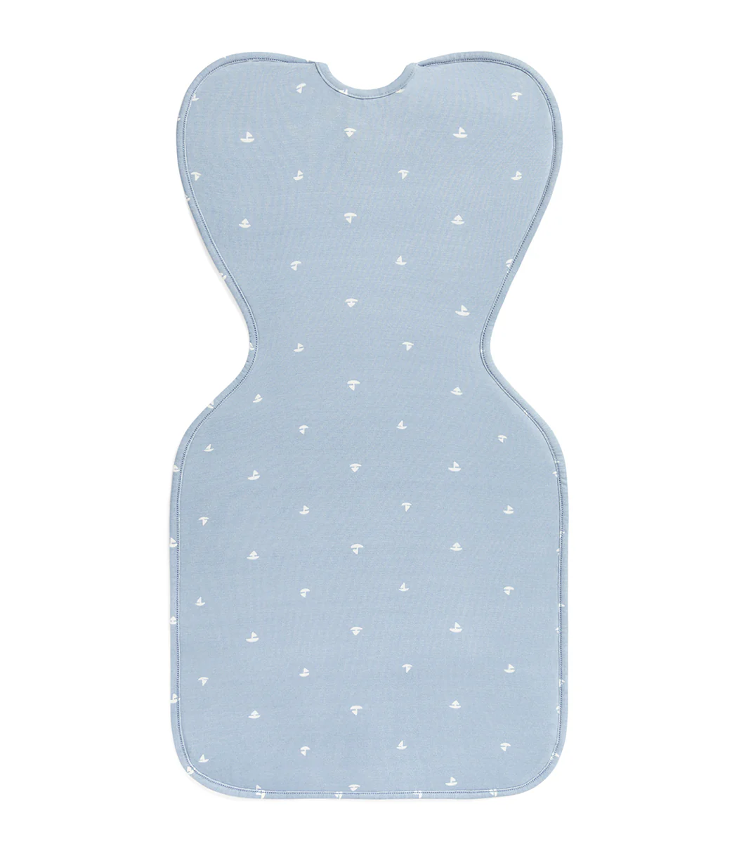 Swaddle Up™ 1.0 TOG Viscose from Bamboo Mist Blue Boats - Image 3